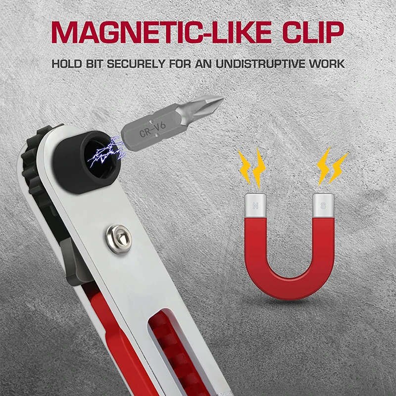 1/4 Inch Drive Socket Ratel Schroevendraaier Set Verstelbare Momentsleutel 90 Graden Mini Ratelsleutel Handvat Tool