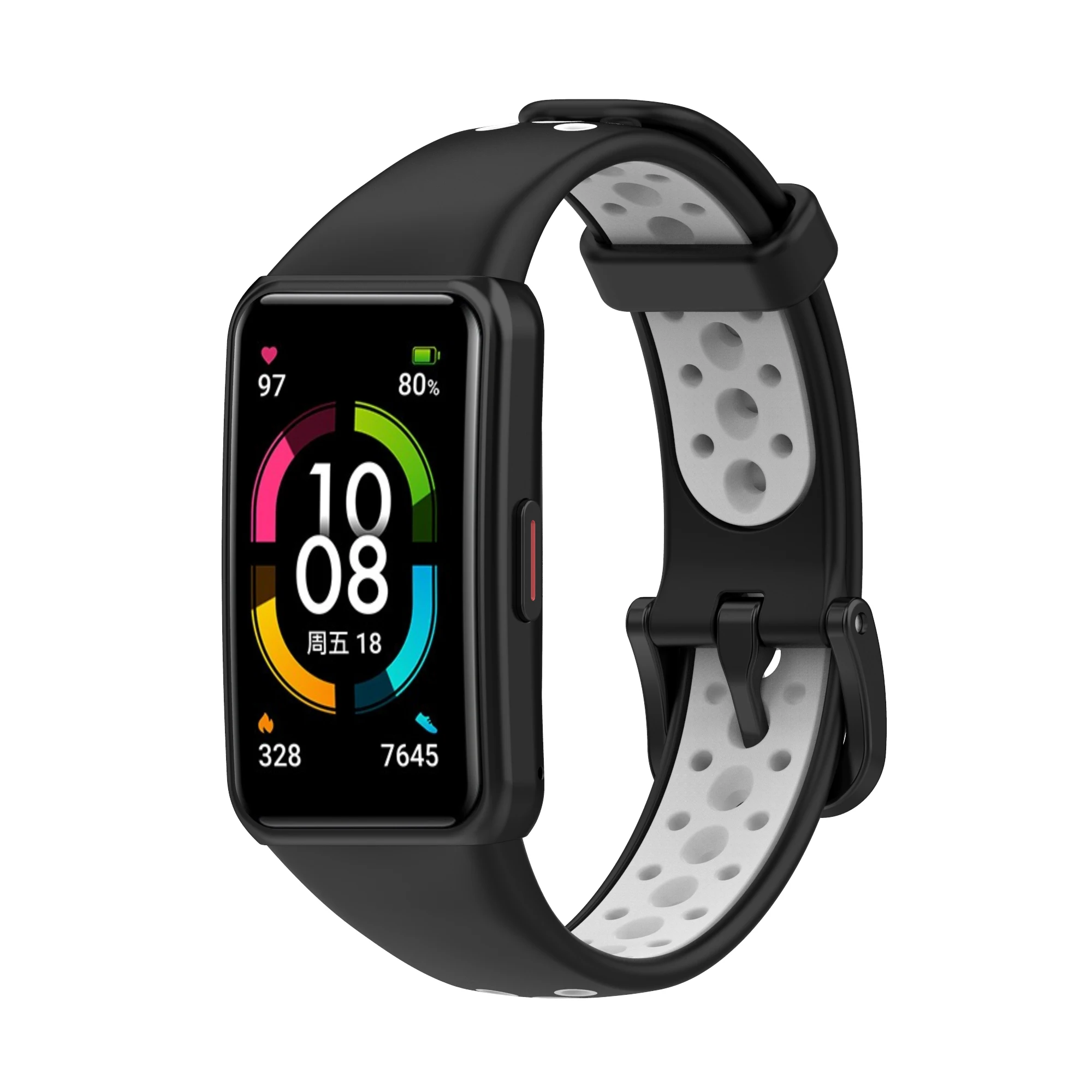 Horlogeband Voor Huawei Band 6 Pro Smartwatch Polsband Voor Huawei Honor Band 6 Band Armband Band Sport Siliconen Vervanging Riem