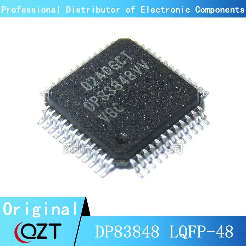 10pcs/lot DP83848 QFP DP83848CVV DP83848VVVBI DP83848IVV LQFP-48 chip New spot