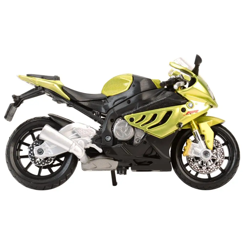 Maisto 1:18 BMW S1000RR 정적 다이 캐스트 차량, 수집 취미 오토바이 모델 장난감