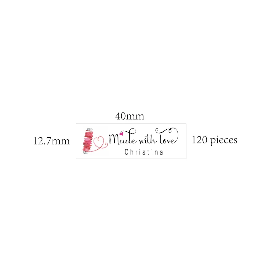 Custom Ironing Labels, Personalized Brand , Logo or Text, Clothing Labels, Custom Printed Fabric Label (YT172)