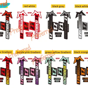 Marzocchi-Bomber Z1 Aufklebergabel, heiße Fahrradaufkleber, PVC-Abziehbilder, Schnitt, Mountainbike, MTB, Style 2018 10 Hauptaufhängungs -Marzocchi - №3