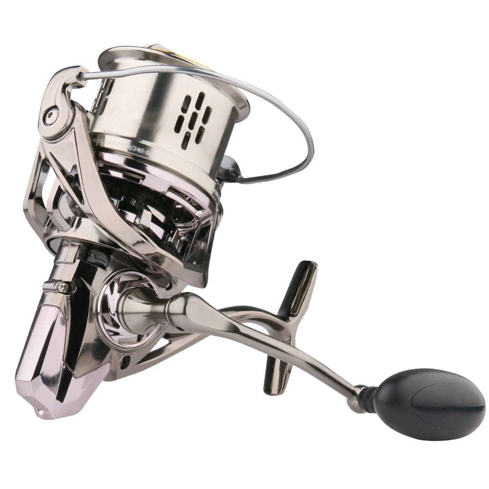 

TEUKIM Spinning Reel 8000/10000/12000 Saltwater Carp Fishing Reel Metal Spool 18+1BB Drag Power Trolling Spinning Fishing Reel