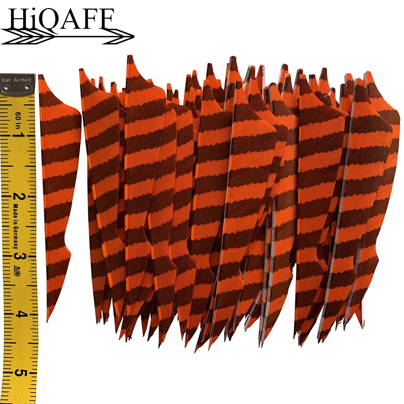 

Стрелы Hi-Q полосатые с перьями индейки, набор 50 шт., 4 дюйма, для стрельбы из лука, охоты
