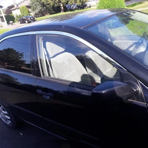 6/8/12/15/20/25/30mm Autostil Chrom dekorative Streifen hinter vordere Nebel Light Guarrin 10 Hauptverkaufsrahmen Leuchtturm Renault - №7