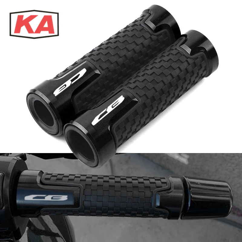 CNC Motorcycle Handle Grip Handlebar Grips For HONDA CB125F CB500 CB190r CB1300 CB1000 CB1000R CB500F CB300F CB599 CB600F HORNET