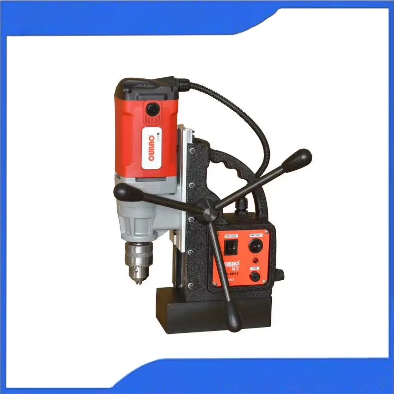 Magnetic Core Drill Machine OB-16 Twist Drilling Machine Max 16mm Drill Diameter Electrical Drilling Tool for Home Improvement