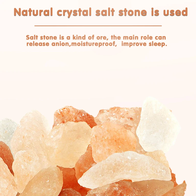 แบบพกพา260ML หินเกลือคริสตัล Aromatherapy Humidifiers อัลตราโซนิก Humidifier USB Cool Fogger ที่มีสีสันบ้าน