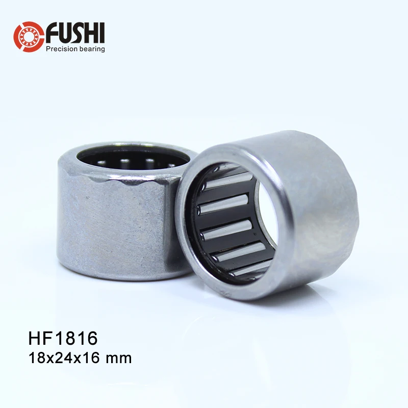 

HF1816 Bearing 18*24*16 mm ( 10 PCS ) Drawn Cup Needle Roller Clutch HF182416 FC-18 Needle Bearing