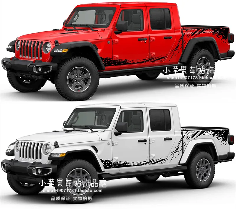 Car stickers FOR JEEP Wrangler JT pickup Gladiator car stickers garland decoration modified stickers