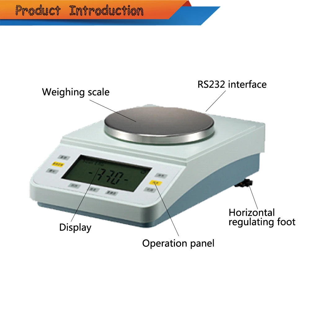 100mg readable precision JA series electronic balance