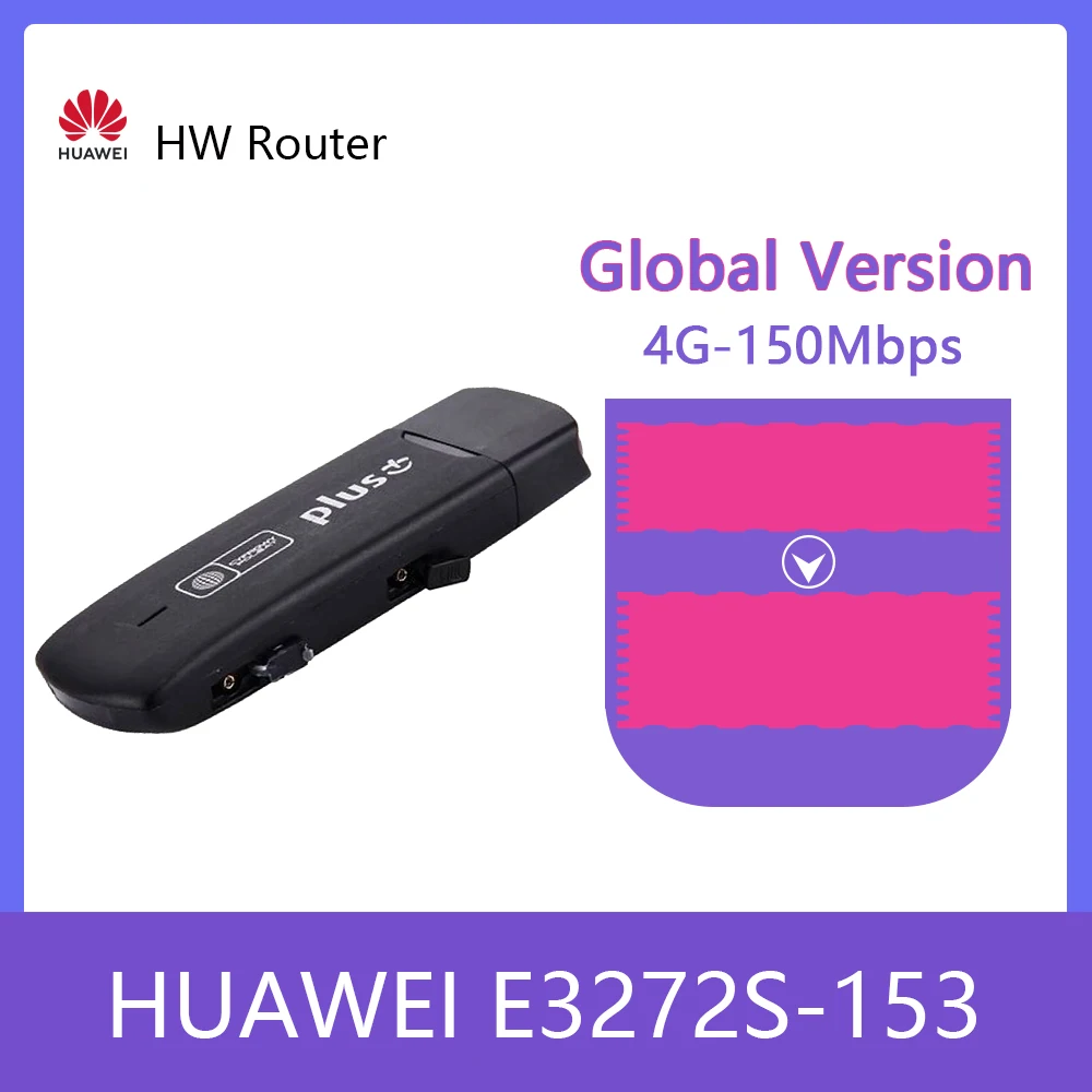 Unlocked Huawei 4G E3272 E3272S-153 and 4G LTE USB LTE 4G USB Modem dongle