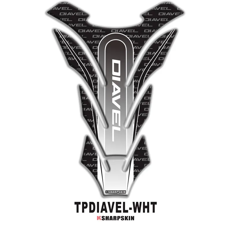 

3D fish bone protector modified fuel tank sticker cover for DUCATI diavel DIAVEL moto sticker