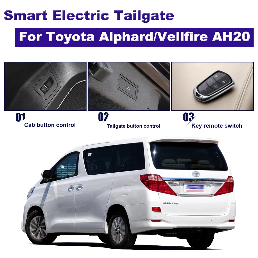 

Автомобильные аксессуары для Toyota Alphard/Vellfire AH20 2009-2015, электрические аксессуары, крышки багажника автомобиля, подъемник питания, дистанционное управление