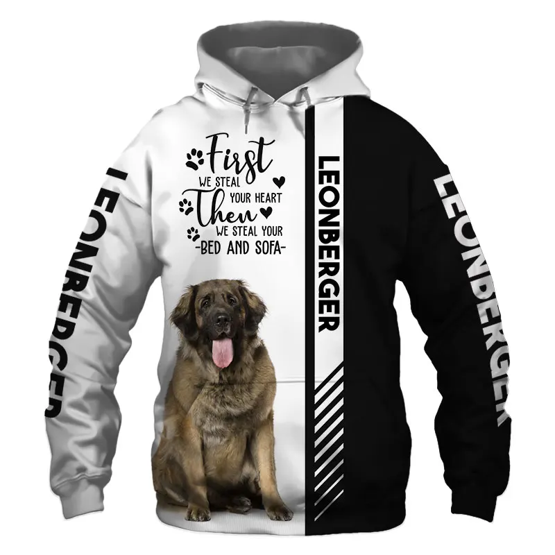 

Animal Leonberger Dog 3D Printed Unisex Deluxe Hoodie Men/Women Sweatshirt Streetwear Zip Pullover Casual Jacket Tracksuit