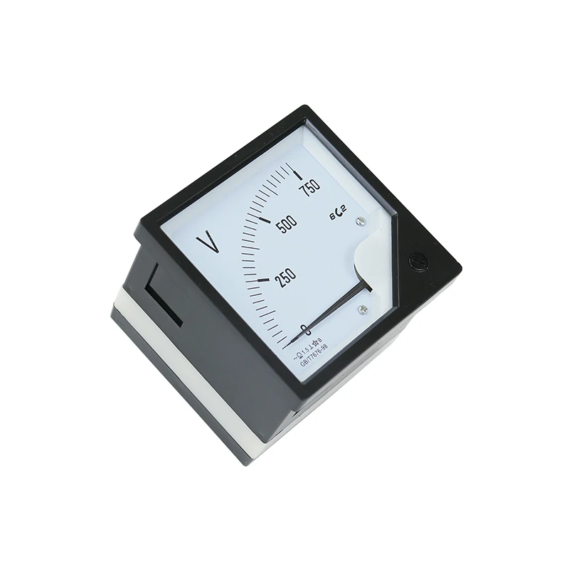 DC 6C2-V Analog Panel Voltmeter Pointer Type Volt Meter Voltmeter Ammete 80*80 Pointer Meter Voltmeter