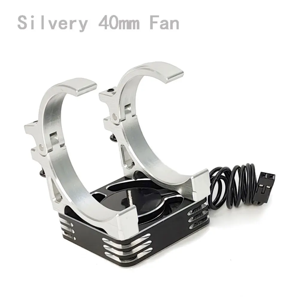 40x40mm 16000RPM Motor Cooling Fan Aluminum Fan w/ holder for 1/10 1/8 RC Car 4068 4082 4092 4074 4274 4268 Brushless Motor