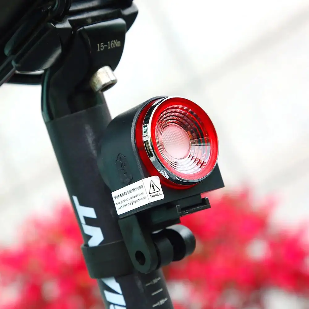 controle remoto anti ladrao inteligente bicicleta luz ipx5 a prova impermeavel agua usb recarregavel ciclismo de seguranca led lampada da cauda com alarme a8 01