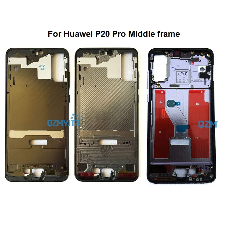 Nieuwe Midden Frame Voor Huawei P20 Pro Voorkant Cover Metalen Chassis Behuizing Back Plaat Lcd Houder CLT-AL00 L09 L29