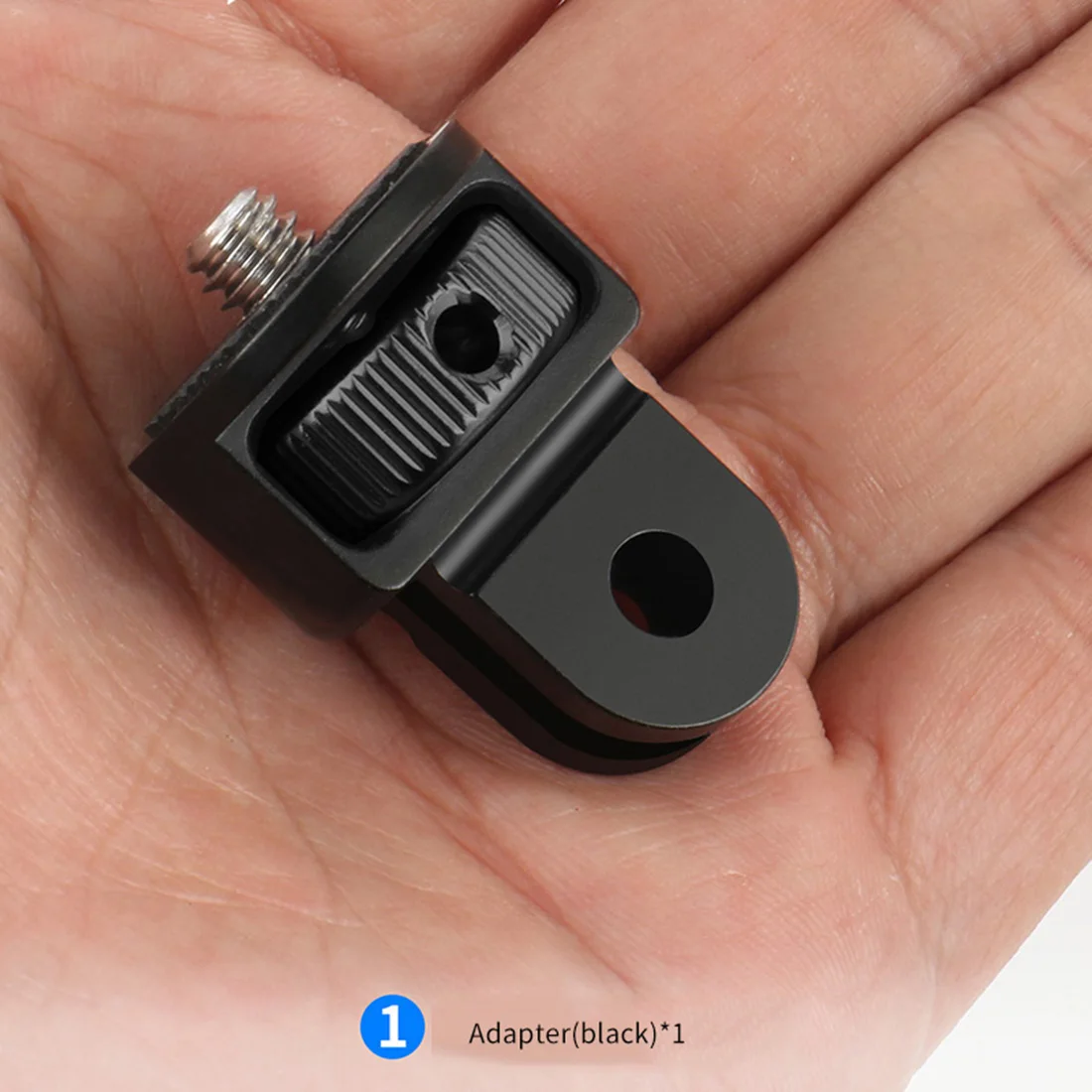 Universal 1/4 Schraube Konverter Halterung Mini Stativ Adapter 360 Schwenkbar mit M5 Rändelschraube für Gopro Hero Insta360 DJI Action Kamera – Detail 1