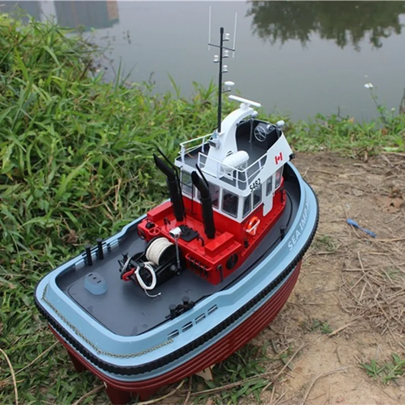 1:20 Twin-engine Simulation Dynamic Remote Control SEAMIP Tug Model Assembly Kit