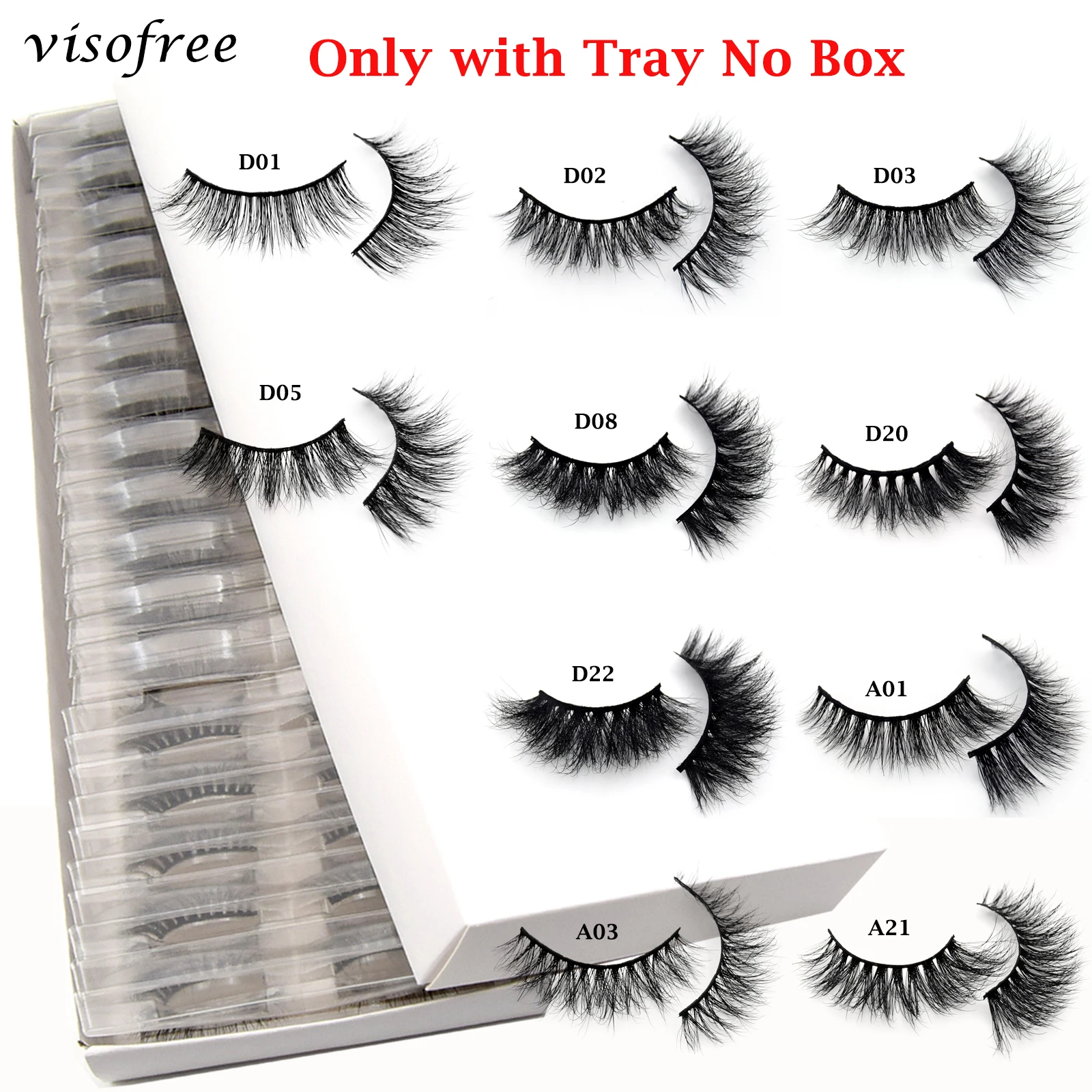 Wholesale Mink Eyelashes 10/30/50/100pcs 3D Mink Lashes Natural false Eyelashes messy fake Eyelashes Makeup False Lashes In Bulk