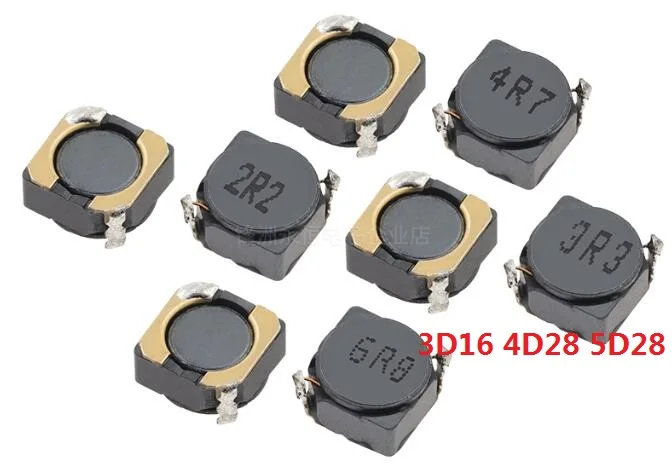 10PCS CD32/43/54/74/75/104/105/127 3D16 4D28 5D28 0520/0630/0650 1040 5040 1265 Inductor 2.2/3.3/4.7/6.8/10/15/33/47/68/100uh/Mh