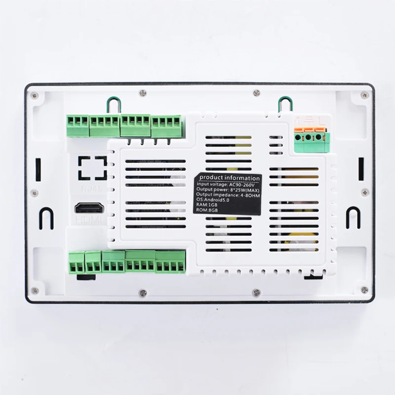 7 Inch Touch Screen Muur Versterker Home Audio Systeem Android Bluetooth Draadloze Wifi Muur Versterker Audio Coaxiale Sumwee