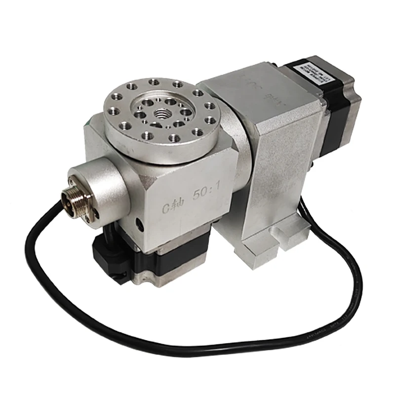 Harmonic Drive Reducer CNC 4th 5th A B Rotary Axis Speed Reducing Ratio 50:1 for Milling Machine