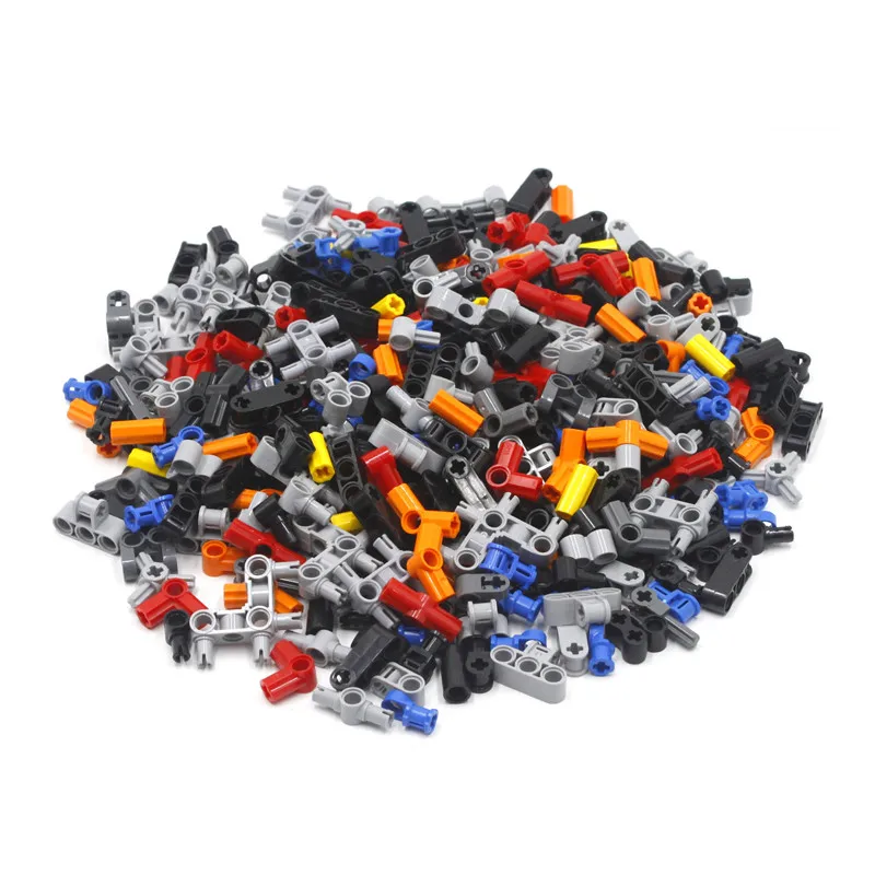 Ingranaggi tecnici volante senza stelo bracci del fascio Pin Connctor Axle Chain Panel parti di collegamento a catena adatte per MOC Brick giocattoli fai da te