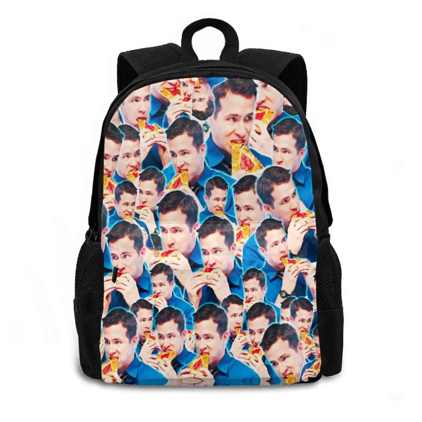 Jerry School Bags For Teenage Girls Laptop Travel Bags Pizza Ryan Reynolds Voices Food Collage Jerry Proposal