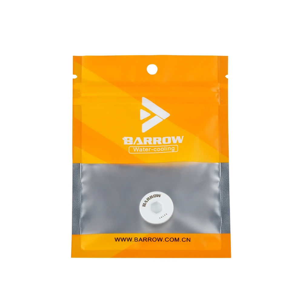 Barrow G1/4 Hand Tighten Sealing Up Lock Water Plug Water Cooling Computer Fittings,Gold,Silver,White,Black,TBLDS
