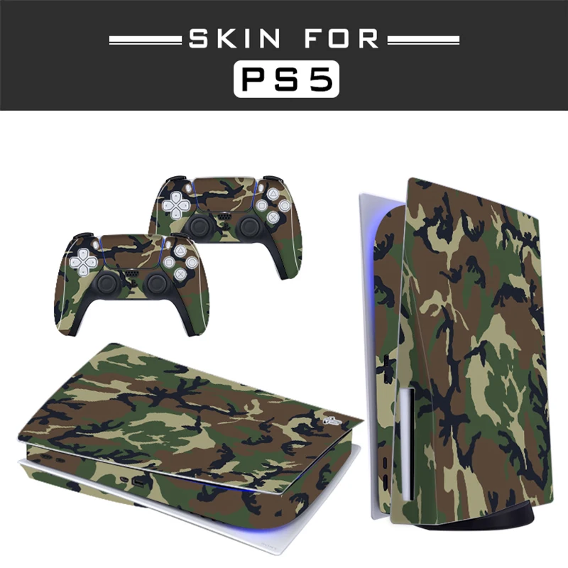 Autocollant de peau de disque Standard PS5, pour Console 5 et 2 contrôleurs