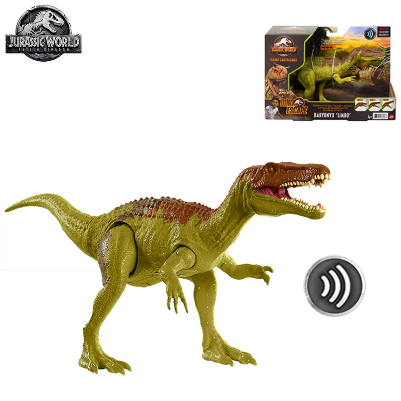 Original Jurassic World Dinosaurs Anime Action Figure Indominus Rex Tyrannosaurus Kid Boy Toys for Children Birthday Gift Mattel