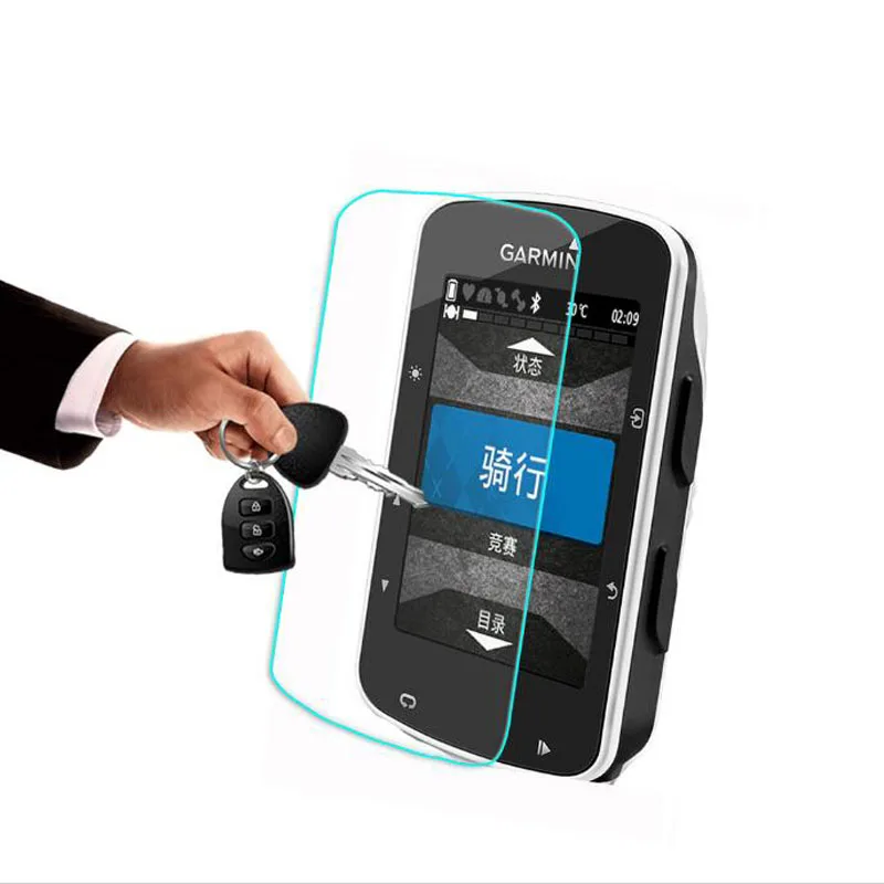 الزجاج المقسى واضح طبقة رقيقة واقية الحرس للغارمين حافة 520/520 زائد GPS ركوب ساعة ذكية شاشة الكريستال السائل واقي للشاشة غطاء
