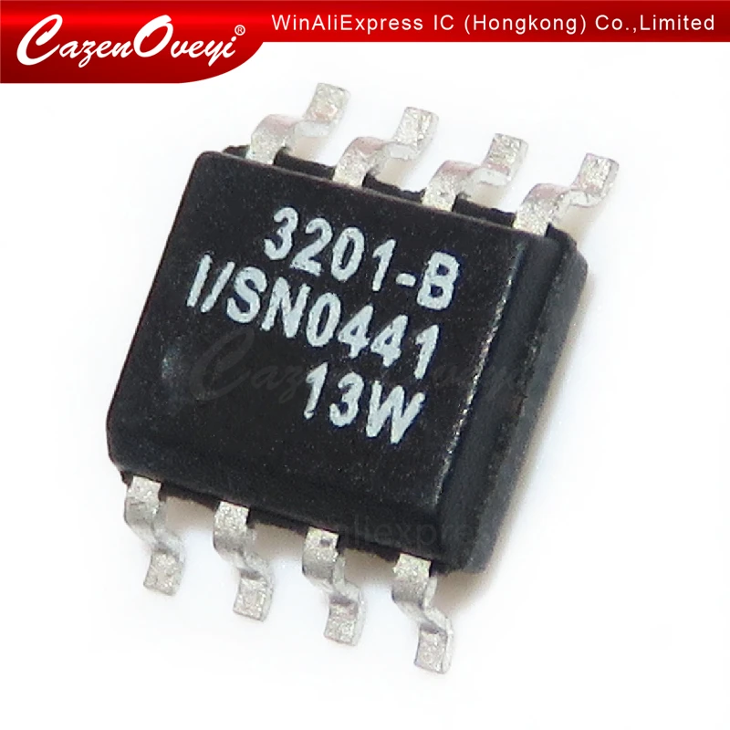 10pcs/lot MCP3201-BI/SN MCP3201-CI-SN MCP3201 SOP-8 In Stock