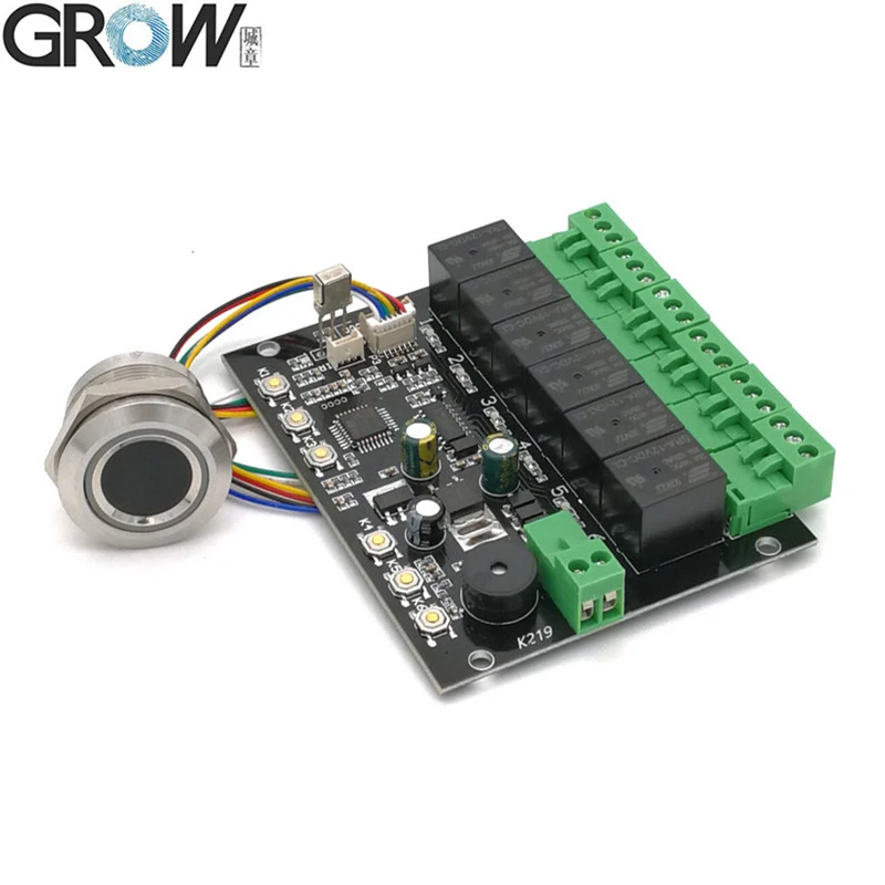 GROW K219-A+R503 Programmable Fingerprint Infrared Control Board Control Relay Time Control Switch