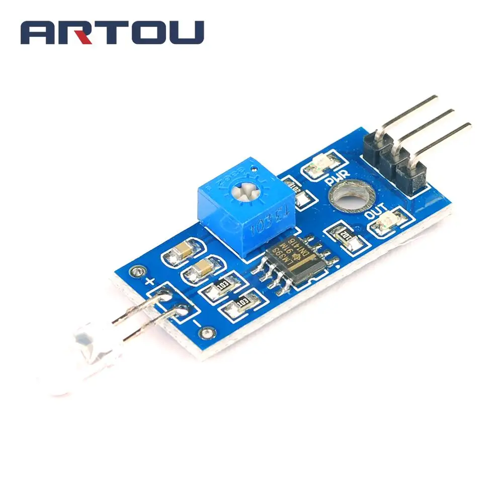 Photodiode module detects brightness light-sensitive light detector Photosensitive module smart car for arduino