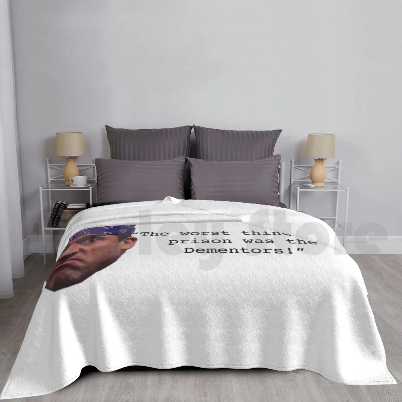 Prison Mike Blanket Super Soft Warm Light Thin Prison Mike The Office Funny Tv