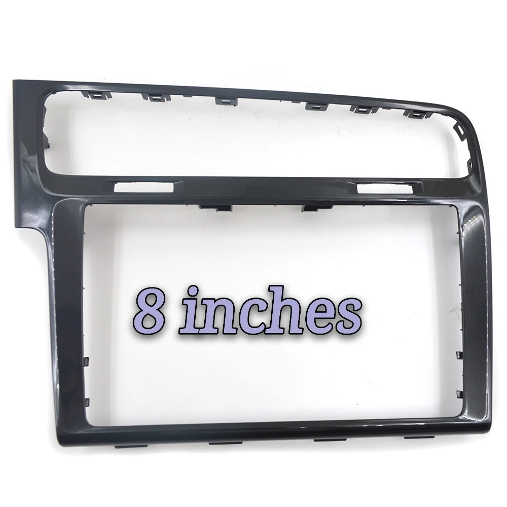 8 inch / 9.2 inch Piano Black MIB Radio Frame Panel Plates Decorative Frame For VW Golf 7 MK7 Golf 7.5 MK7.5 MIB Stereo