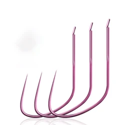 30Pcs DYGYGYFZ Fishinghook Imported Alloy Steel Steel Carp Fishing Hook Thin Strip Barbless Saltwater Fresh Water Fishing Hooks