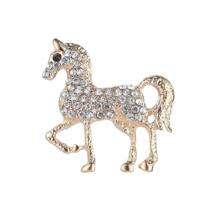 WYBU Brooches for Women Fashion Animal Horse Brooch Pin Elegant Party Coat Accessories Bee Perfume