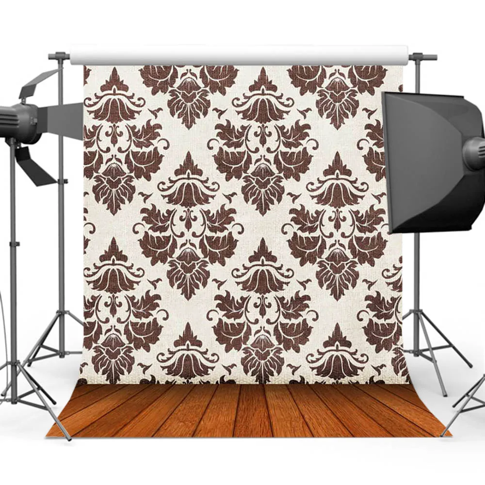 MOCSICKAElegant Pattern Background for Photography Classic Damask Photo Backdrop for Professional MR-0454