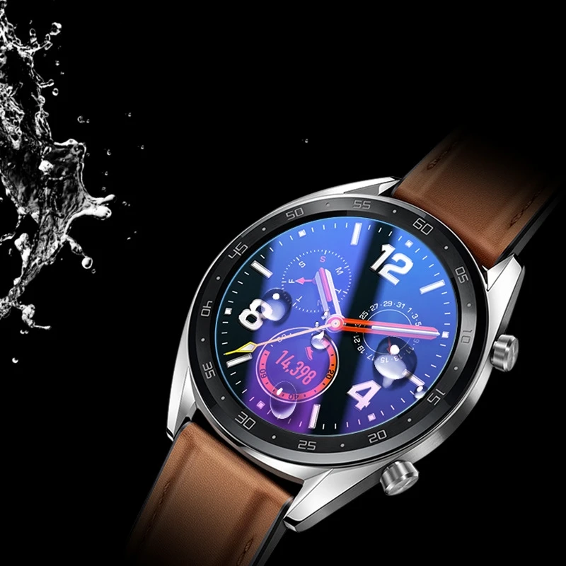 For Huawei Watch GT 2 Screen Protector Glass 46mm Anti-scratch GT2 Protective Film Anti Purple Light Protect on GT2 Smartwatch - Image 4