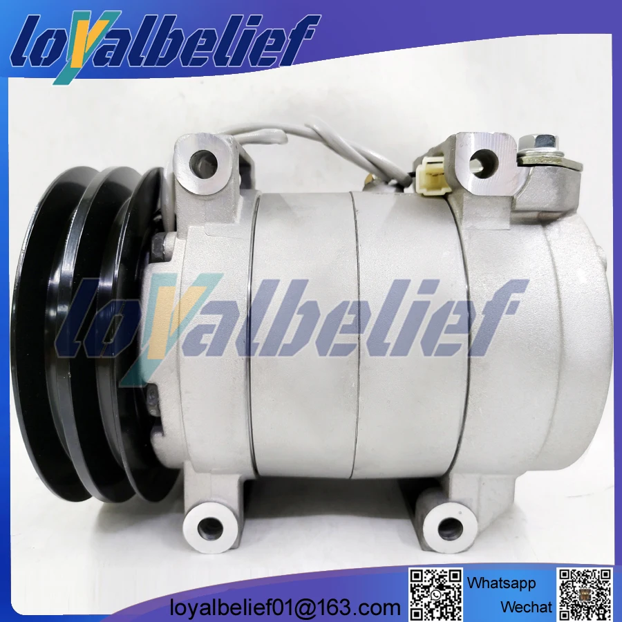 

Loyalbelief SP15 Car Air Conditioning AC Compressor For ISUZU TRUCK 12V 24V 740121 air conditioning for car