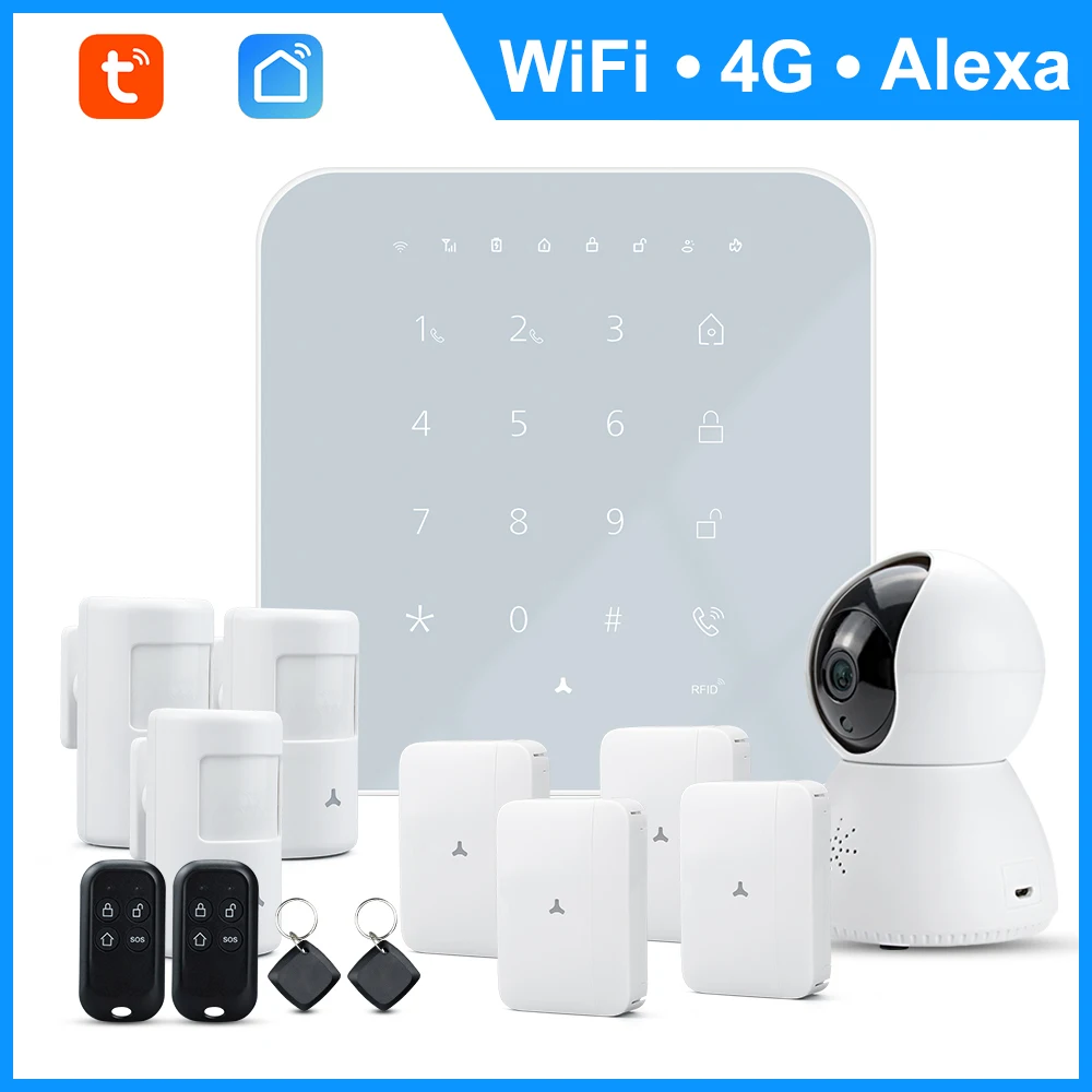 

Умная Система сигнализации с поддержкой Wi-Fi, GSM, 3G, 4G