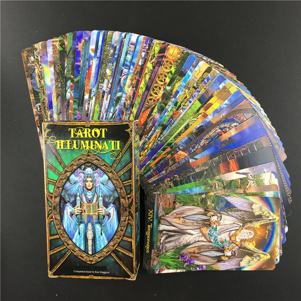 Tarot Illuminati Tarot Board Game Toys Oracle Divination Prophet Prophecy Card Poker Gift Prediction Oracle