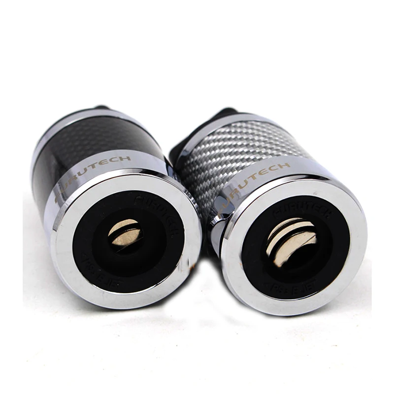 Hi-End Carbon Fiber Rhodium Plated 20A IEC Female power Plug Connector AudioPhile HIFI