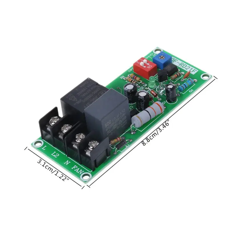 AC100V-220V Adjustable Timer Control Relay Module Turn Off Delay Switch Board For Exhaust Fan