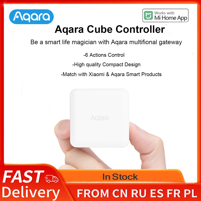 Aqara Magic Cube Smart Home Controller ZigBee Version 6 Actions Control For Smart Home Device Work With Mijia Mi Home App